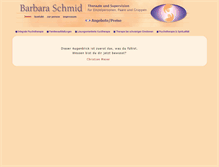 Tablet Screenshot of barbaraschmid.de
